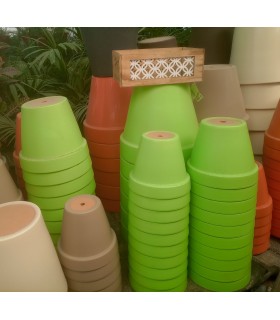 Macetas de cerámica esmaltadas